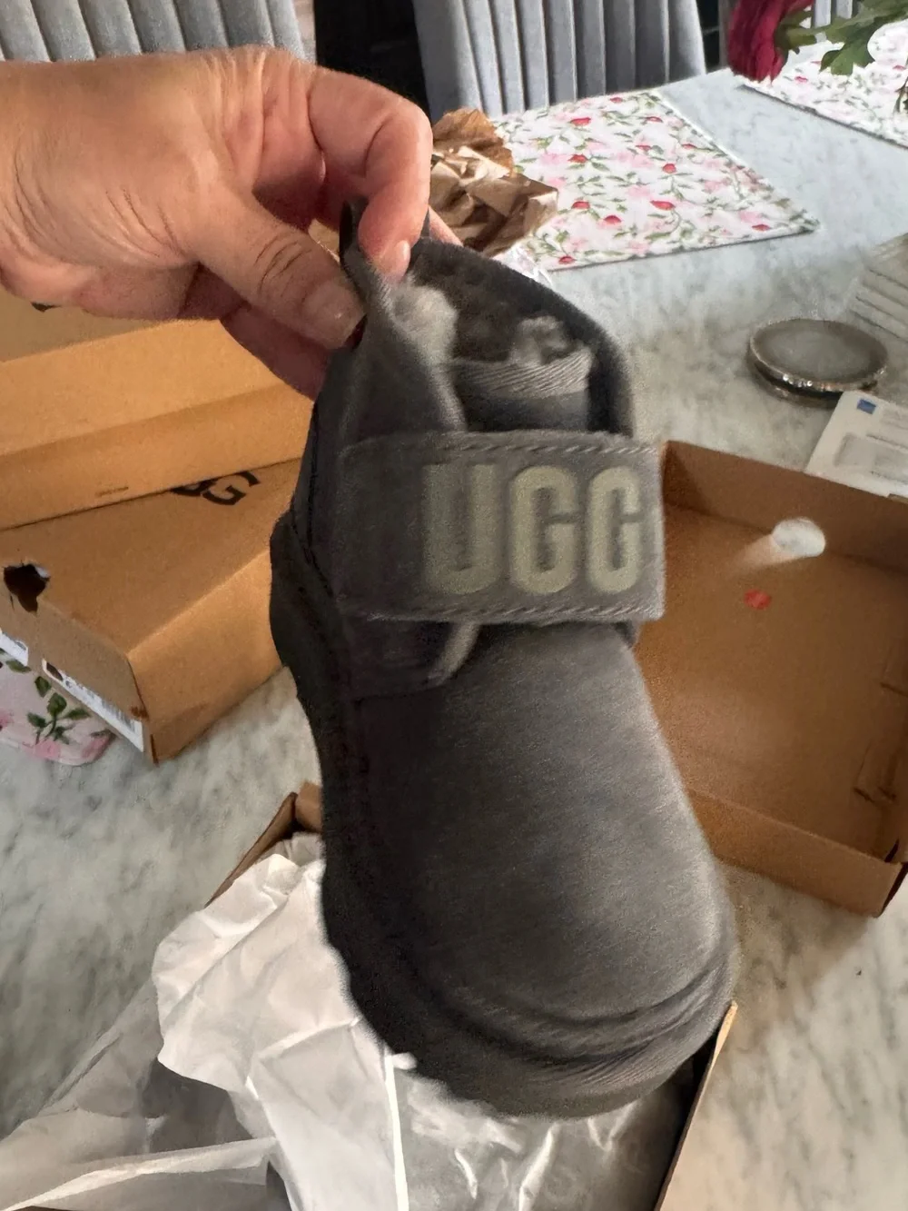 UGG Kids Boots Neumel I Graphic Boots – Toddler Boy Size 8 | NIB
